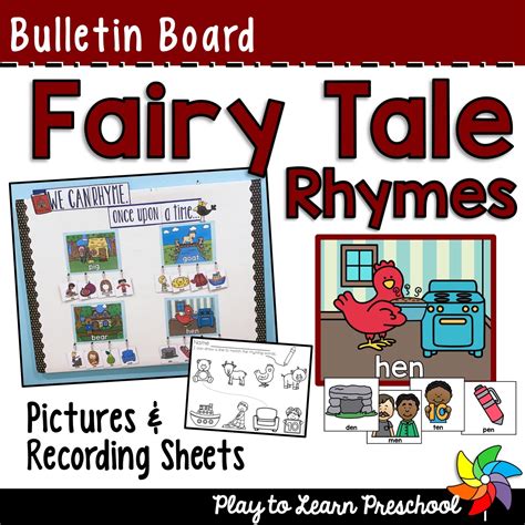 Fairy Tale Interactive Bulletin Board Play To Learn Preschool