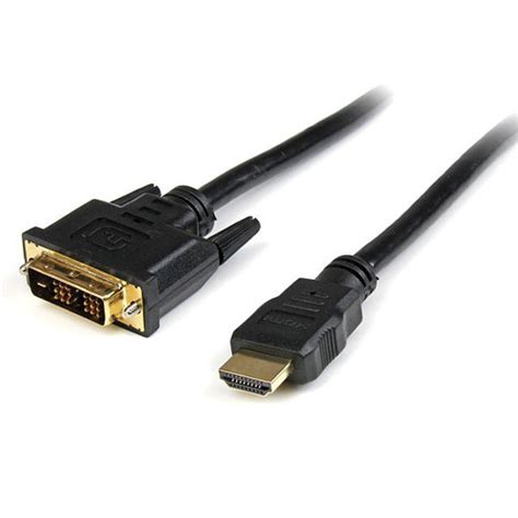 The digital interface is used to connect a video source. StarTech HDMI Male to DVI-D Male Cable (6', Black) HDMIDVIMM6