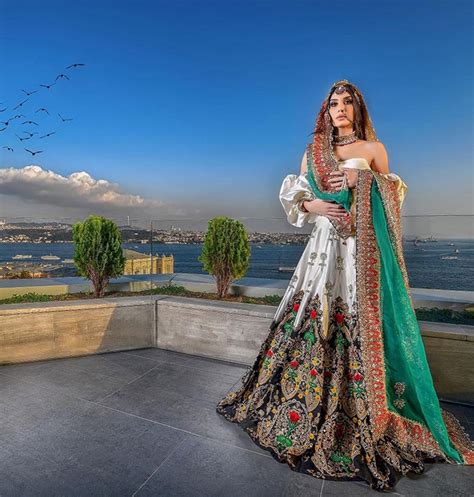 ‘ertugrul Star Burcu Kiratli Stuns In A Pakistani Bridal Wear