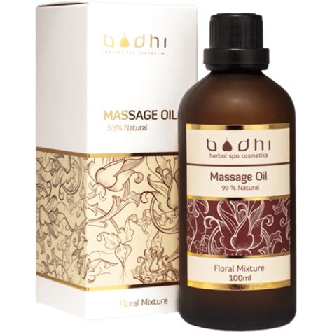 Massage Oil Floral Mixture Bodhi Spa Cosmetics