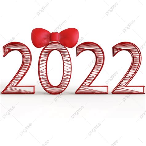 2022 Transparent 3d Png 3d 2022 Transparent Background 2022 Happy