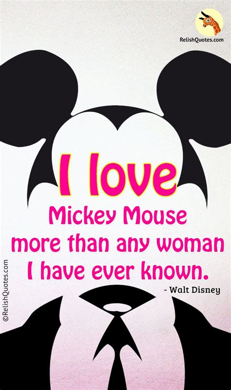 I Love Mickey Mouse Funny Quote Funny Quotes Inspirational Quotes