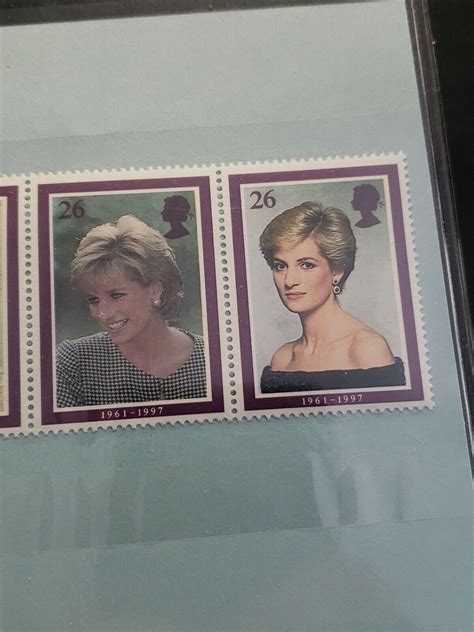Vintage Princess Diana Cent Stamp Royal Mail Princess Of Wales Coa Ebay