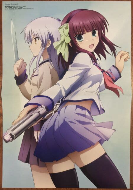 Double Sided Anime Poster Angel Beats Kiss X Siss Ebay