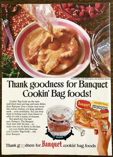 Banquet Boil In The Bag Meals 1980s Artvansofabed