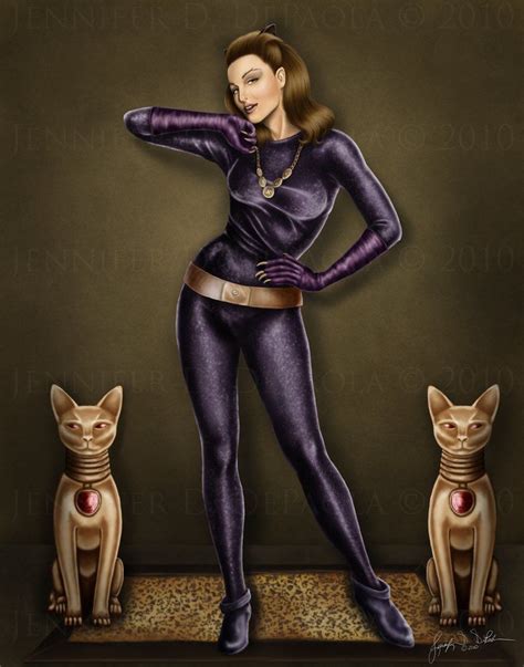 Catwoman As Portrayed By Julie Newmar On The Batman Tv Series From The 1960 S Batman And