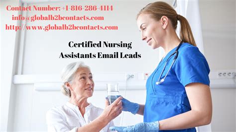 Certified Nursing Assistants Email Leads | Email leads 