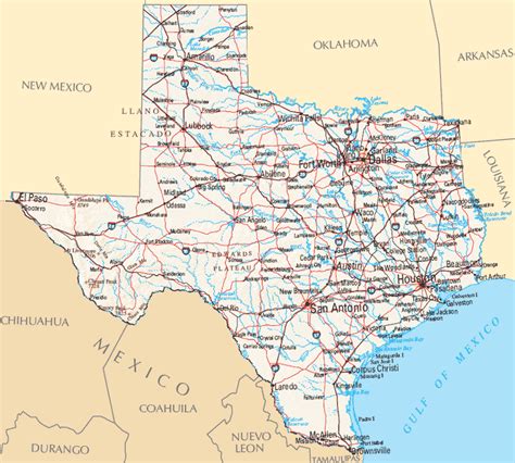 Map Of Texas State Area Pictures Texas City Map County Cities And