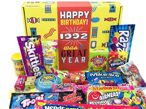 Buy Retro Candy Yum ~ 1992 31st Birthday Decade 90s Candy T Basket