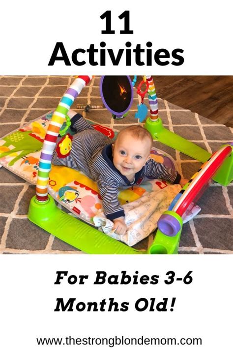 11 Activities For Babies 3 6 Months Infant Activities 4