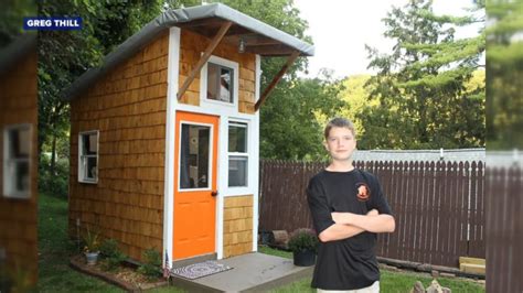 Work from home in a beautiful backyard home office that is custom designed just for you. Teen builds tiny house in family's backyard Video - ABC News