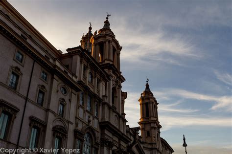 Xavier Yepez Photography Piazza Navona Church Santagnese In Agone