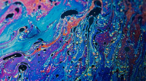 Download Wallpaper 3840x2160 Paint Liquid Stains Fluid Art