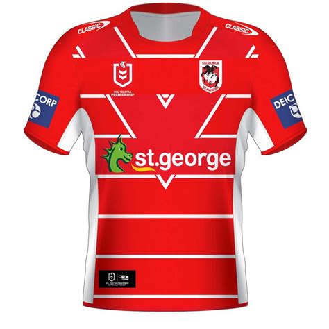 St George Dragons 2021 Alternate Jersey Jerseys Megastore