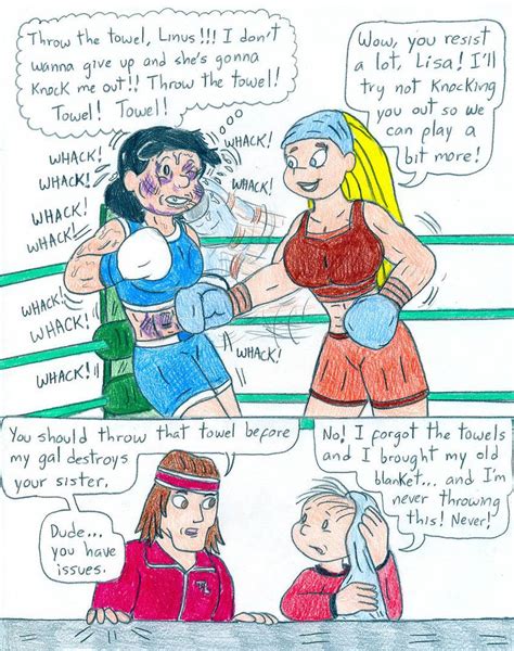 Boxing Lucy Vs Lindsay By Jose Ramiro On Deviantart