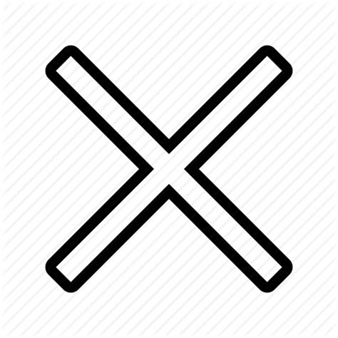 X Icon White 36108 Free Icons Library