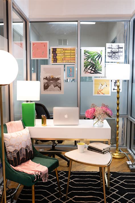 Small Work Office Decorating Ideas Feminine And Glam