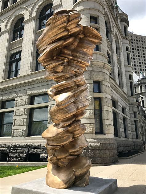 18 Foot Tall Bronze Sculpture Milwaukee Piece Will Be Permanently
