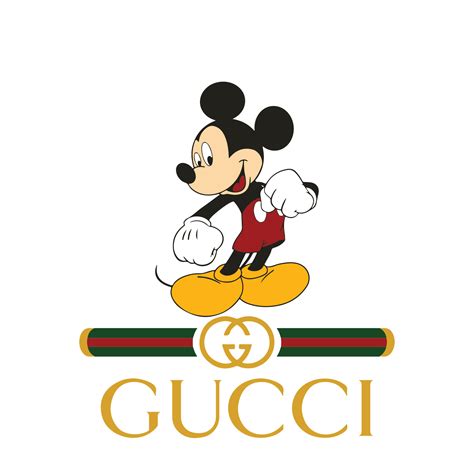 Gucci Mickey Mouse Logo Svg Fashion Brand Svg Gucci Logo S Inspire