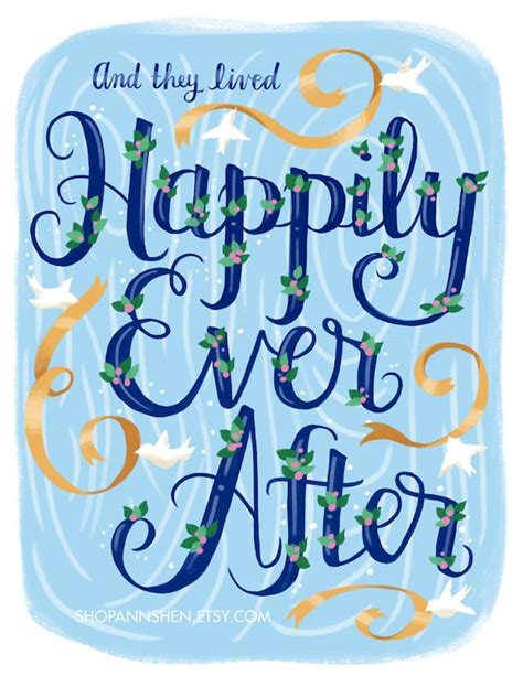 Items Similar To Happily Ever After Print 85x11 On Etsy