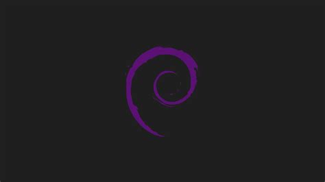 Fondos De Pantalla Minimalismo Texto Logo Linux Circulo Debian