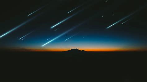 Night Comet Sunset Scenery 4k 3840x2160 97 Wallpaper Pc Desktop