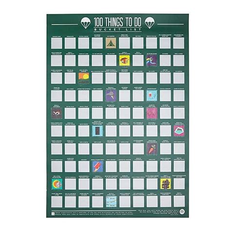 We did not find results for: Uncommon Goods + 100 Things To Do Scratch Off Poster