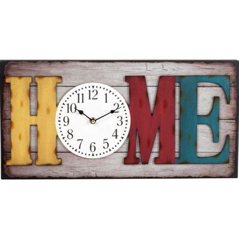Ihappywall kitchen pictures wall decor 4 pieces couful spice in spoon vintage canvas wall art food photos painting on canvas stretched framed home decoration gift ready to hang. Better Homes and Gardens 20" Big Rectangle Home Wall Clock ...