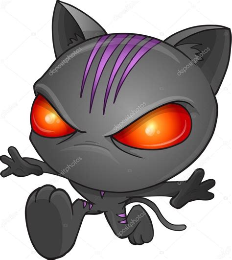 Ninja Cat Vector Illustration Art — Stock Vector © Misterelements 54573193