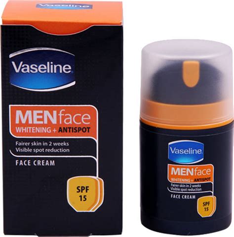 Vaseline Men Face Whitening Antispot Face Cream Spf 15 Price In