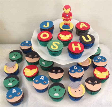 Super Hero Cupcakes By Au Superhero