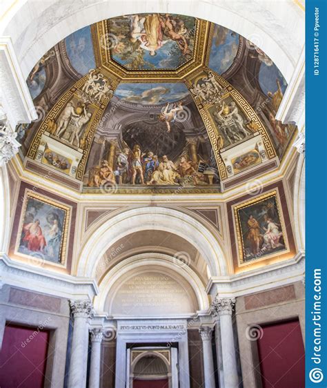 Vatican museums museum bernini vatican. Painting Fresco Ceilings In The Vatican Museum Editorial ...