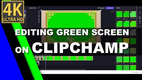 🎬 How I Use Green Screen Video On Clipchamp Easy Tutorial To Learn