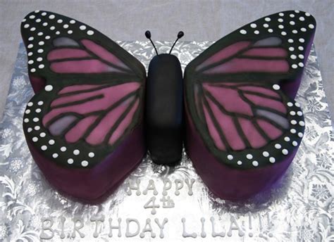 If you need to make a larger cake you definitely can. Monarch Butterfly - CakeCentral.com