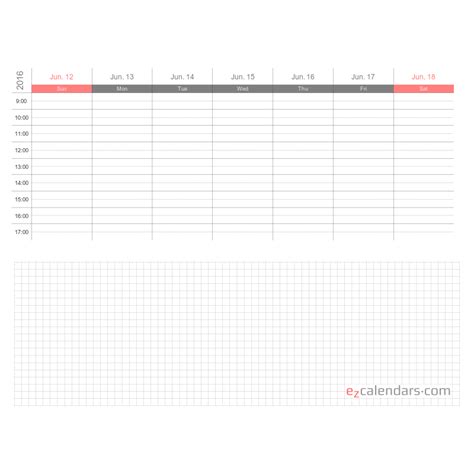 Weekly Appointment Calendar Template Pdf Format Ezcalendars