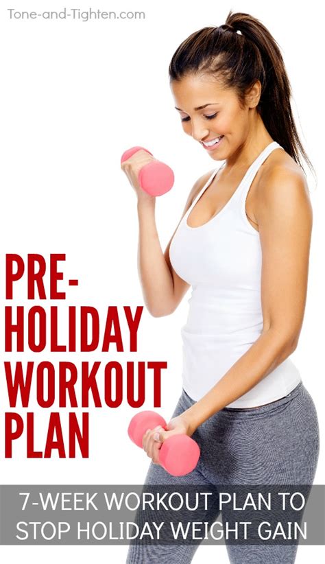 7 Week Pre Holiday Workout Plan At Home Sitetitle