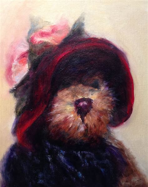 Teddy Bear Portrait Teddy Bear Paintings Portrait Art Art
