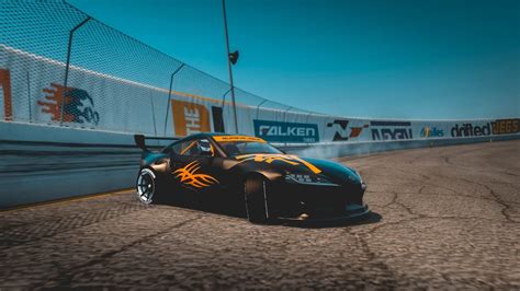 Drift Onboard In Irwindale With A Widebody Jz Supra Assetto