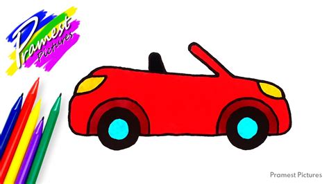 Gambar Mobil Untuk Mewarnai Anak Tk Sketsa Gambar Kendaraan Untuk