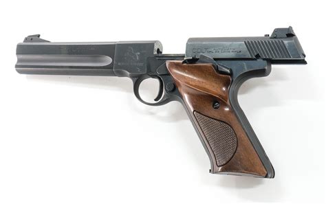 Colt Woodsman Match Target 22 Lr Pistol Online Gun Auction
