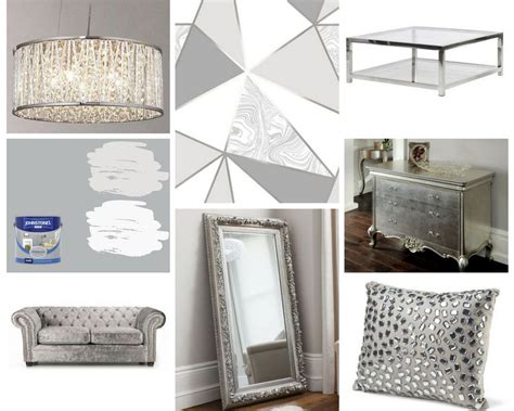 An Elegant And Sparkly Living Room Look Inspired By I Love Wallpaper
