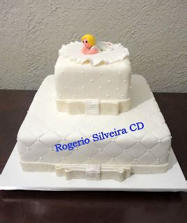 Rogerio Cake Designer Bolo Batismo Quadrado