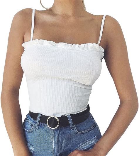 lialbert trägertop damen bustier bandeau tops sommer tank top weiß elegante weste bauchfrei