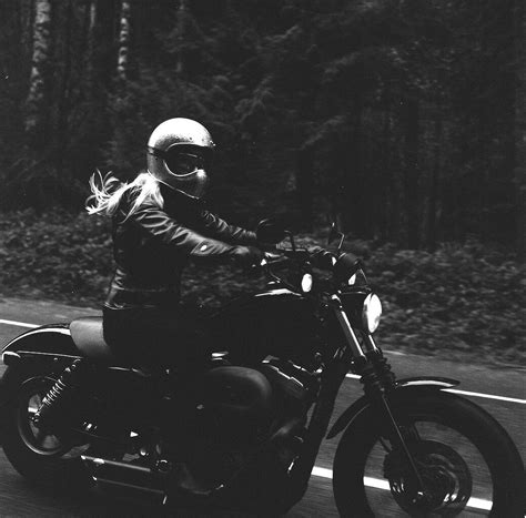 motolady — morgan gilman garritson riding a black sporty at motorcycle girl motorcycle