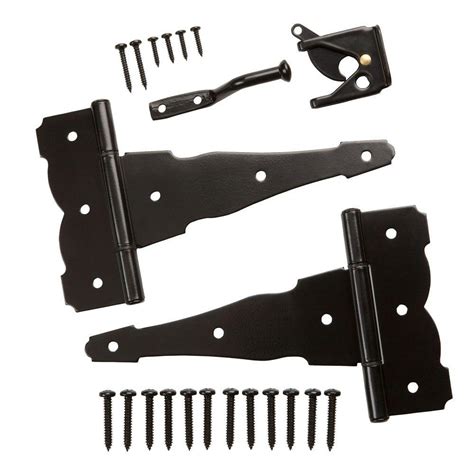 We supply trade quality diy and home improvement products at great low prices. Everbilt Black Decorative Gate Hinge and Latch Set-15472 ...
