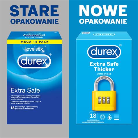 Durex Extra Safe Prezerwatywy 18 Sztuk Drmax Drogeria