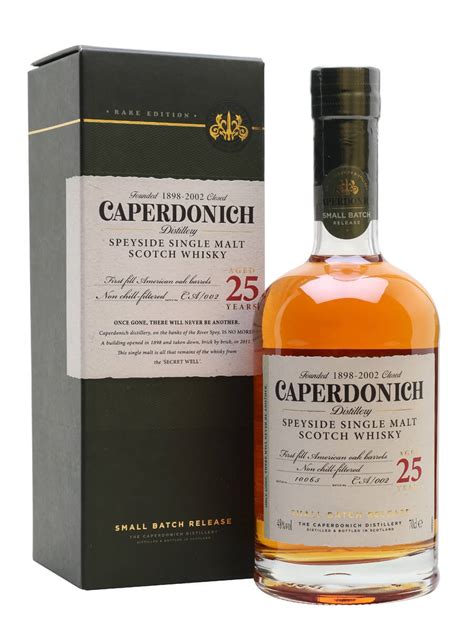 Caperdonich 25 Year Old Secret Speyside Scotch Whisky The Whisky