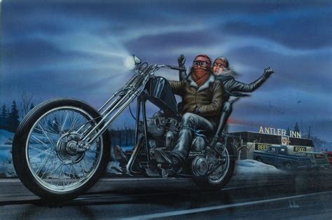 Pin On David Mann Bike Art