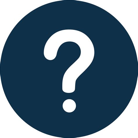 Download Question Mark Black Circle Background Png Image
