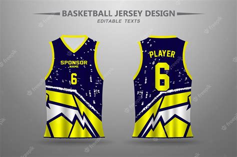 Premium Vector Basketball Jersey Design And Template For Sublimation